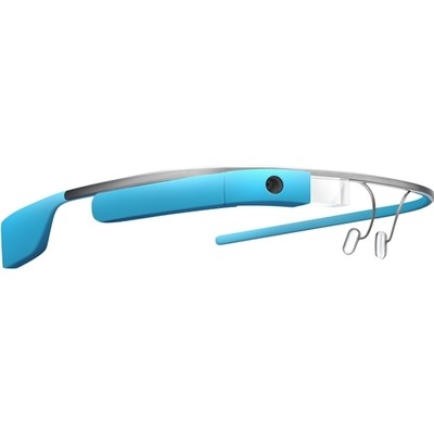 Google Glass голубые