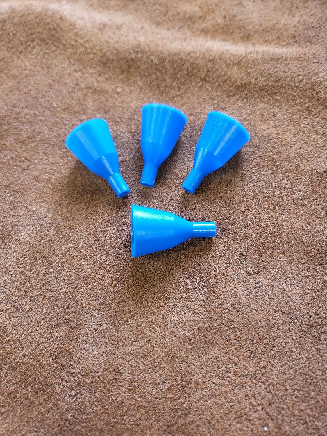 Abgestufte Kone blau