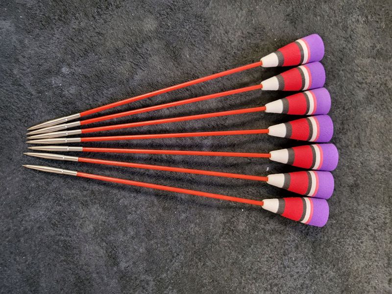 Pfeile mit Original Bali Schaumkonen Set 7 Stück