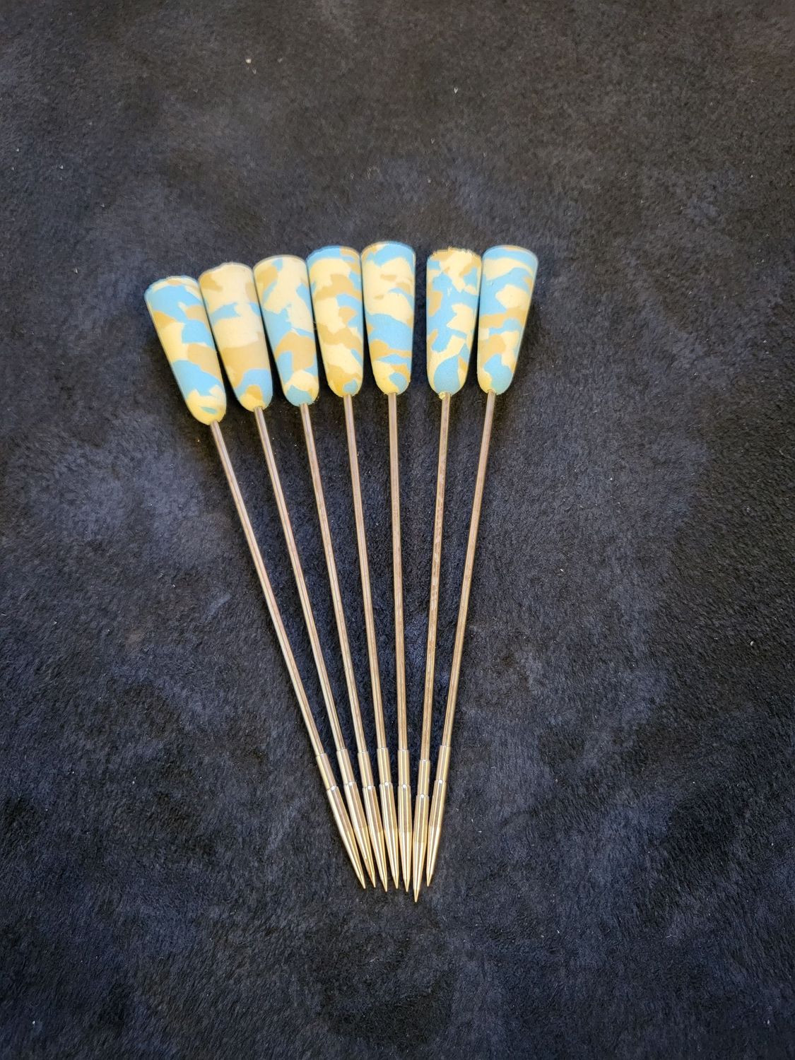 Pfeile mit Original Bali Schaumkonen Set 7 Stück Kal. 13 mm