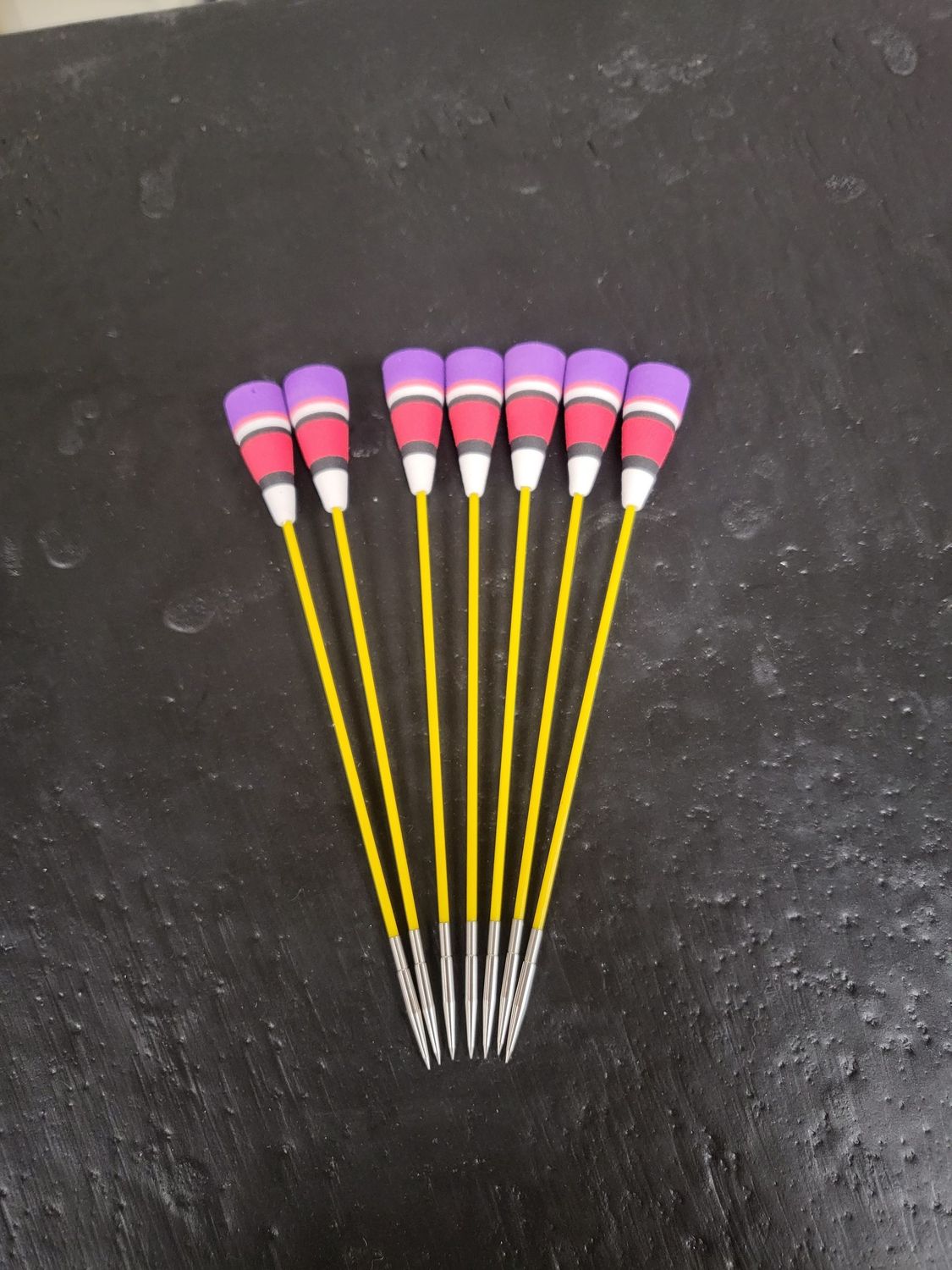 Pfeile mit Original Bali Schaumkonen Set 7 Stück