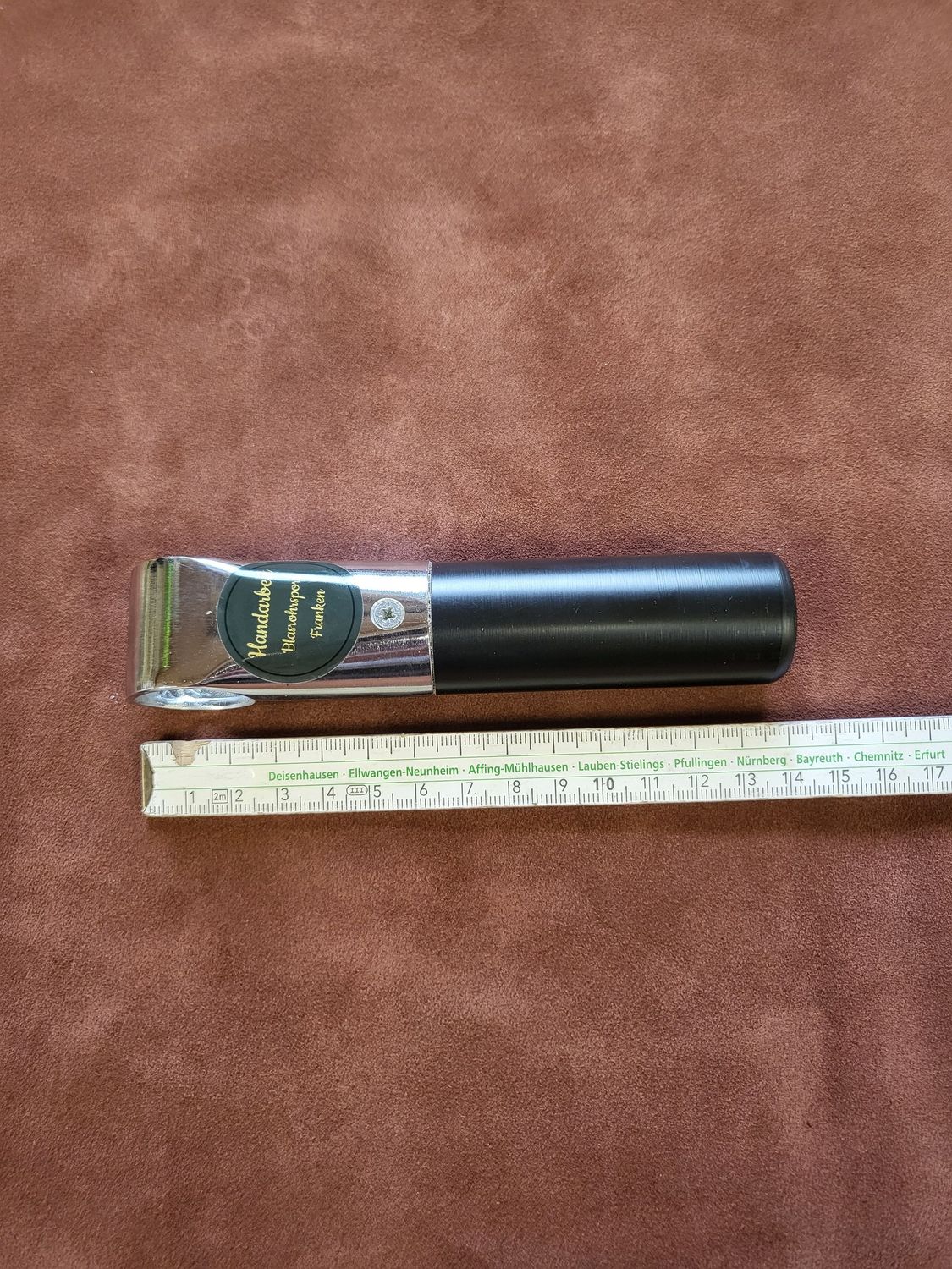 Haltegriff für Sportblasrohr 10 cm lang