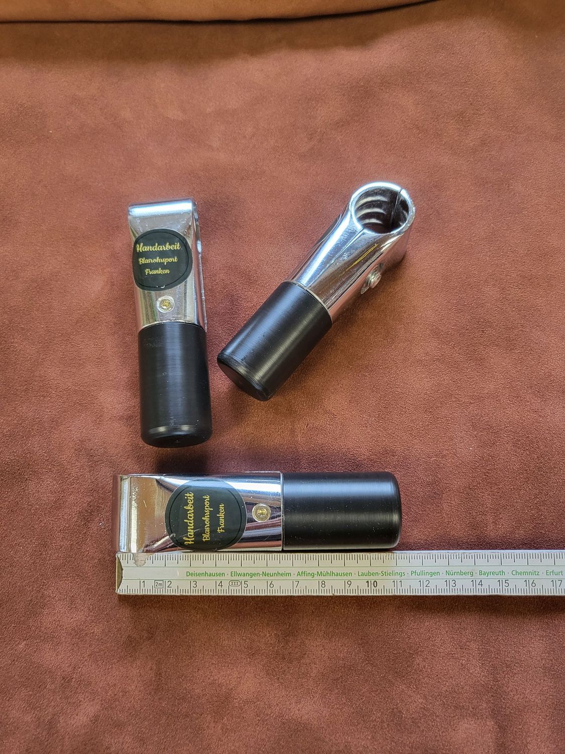 Haltegriff für Sportblasrohr 8 cm lang