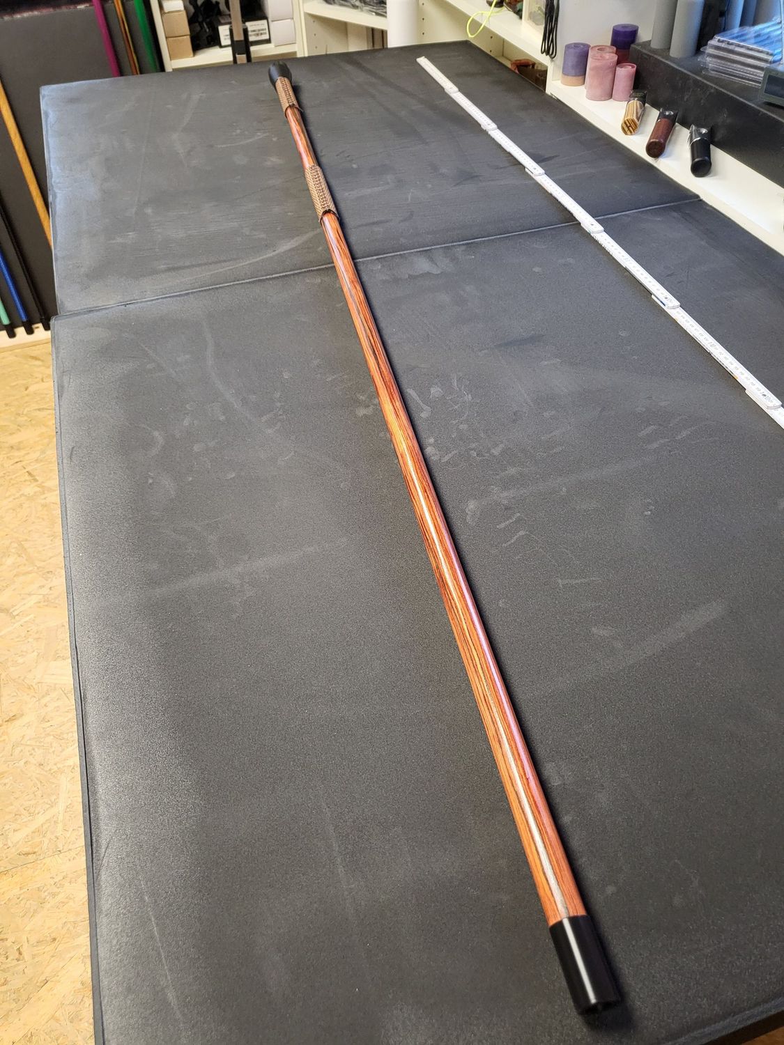 Sportblasrohr Kal. 14 mm 1,62 Meter Gesamtlänge Palisander Echtholz