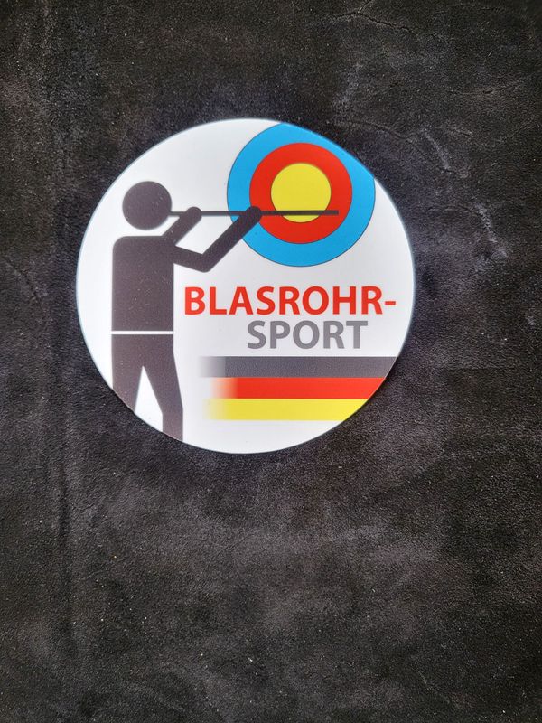Blasrohr Sport Aufkleber