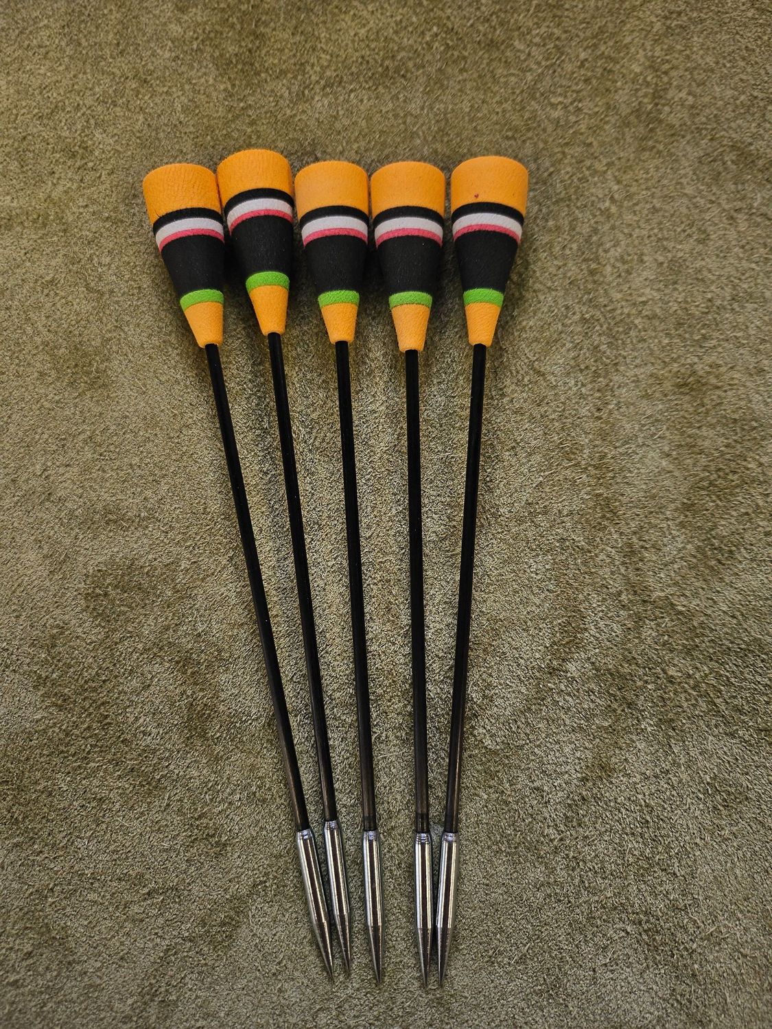 Pfeil mit Schaumkone zum Testen