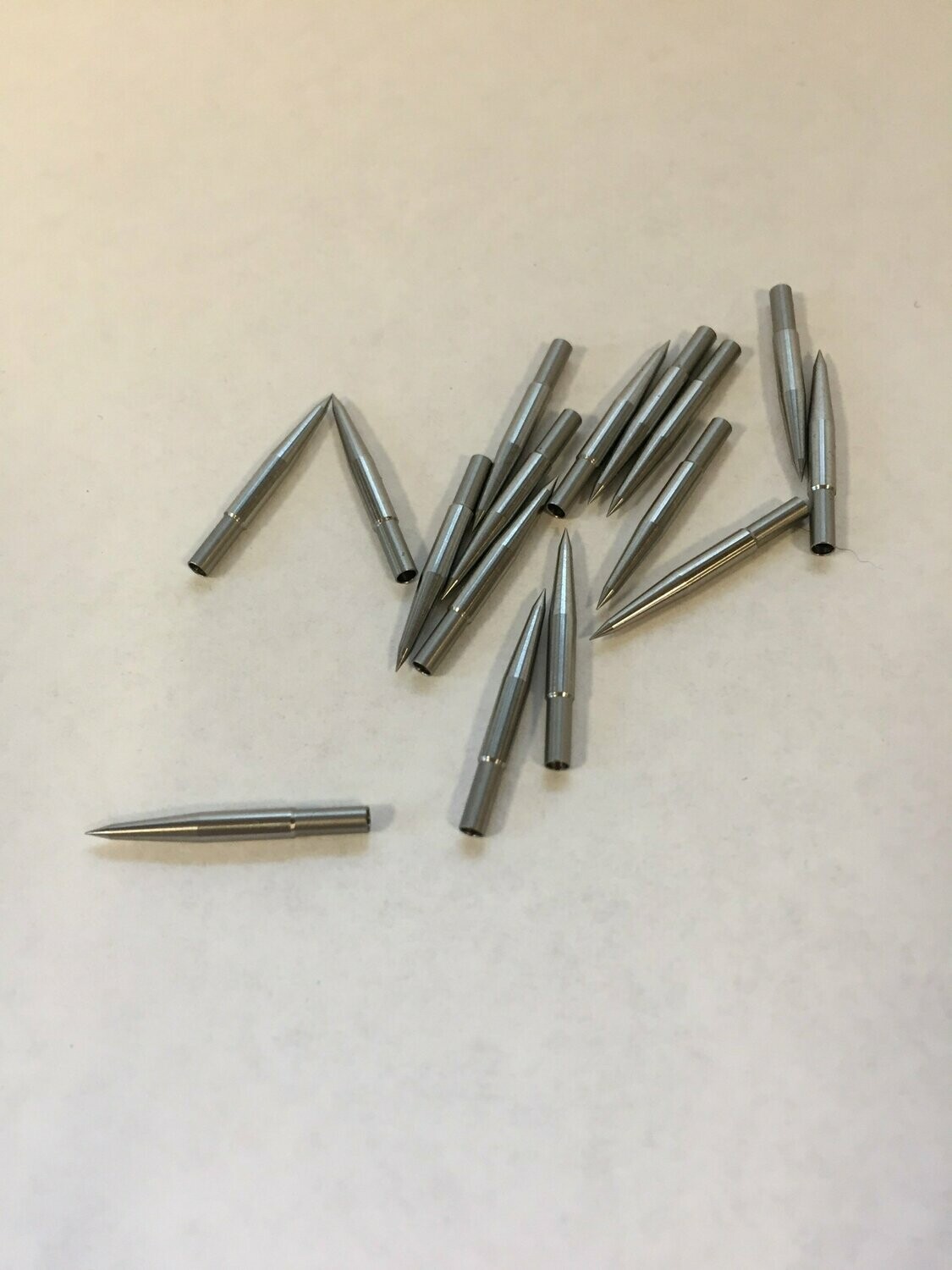 Edelstahl Spitze für 2 mm Pack 10 Stück