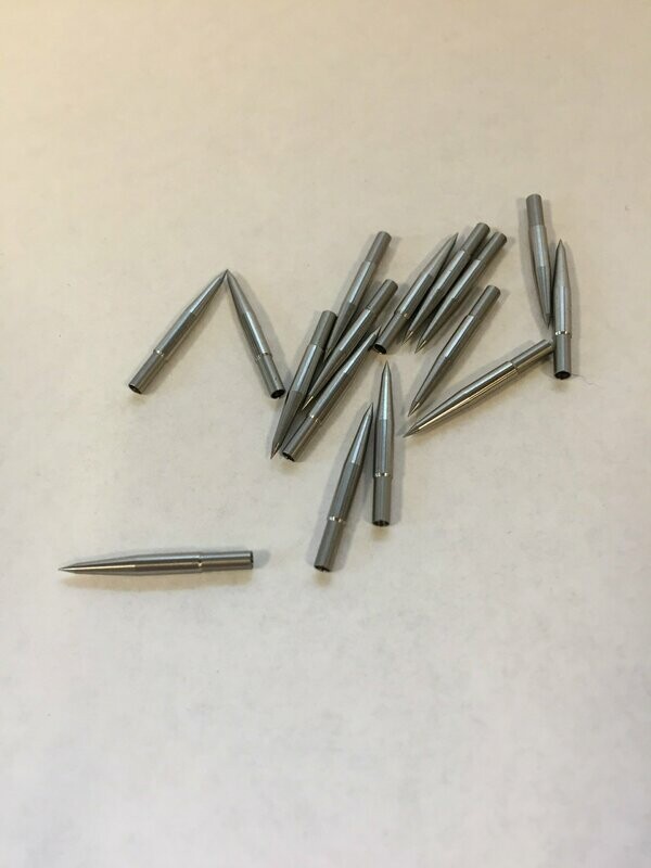 Edelstahl Spitze für 2 mm Pack 10 Stück
