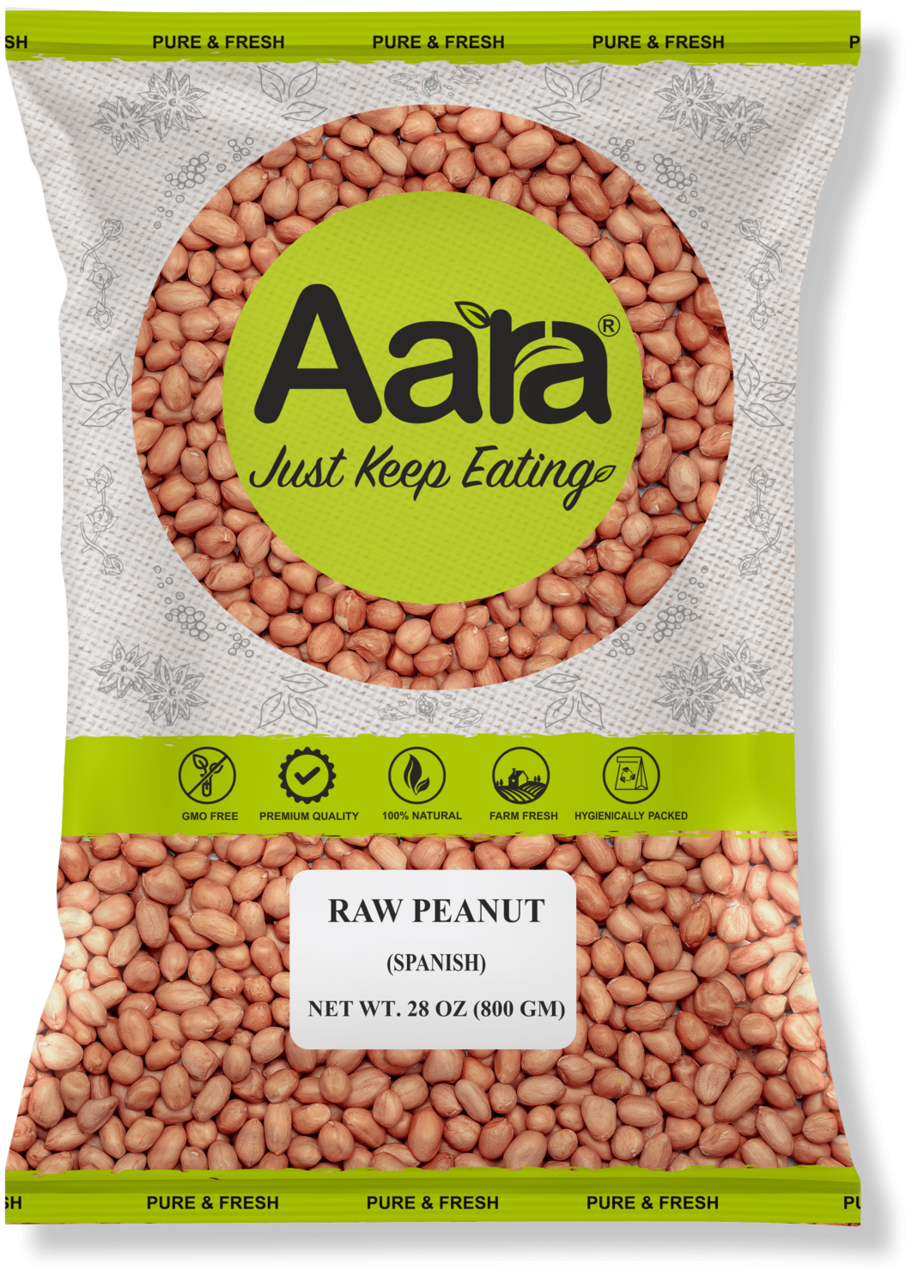 Raw Peanuts (Aara) (28 Oz) (800 G)