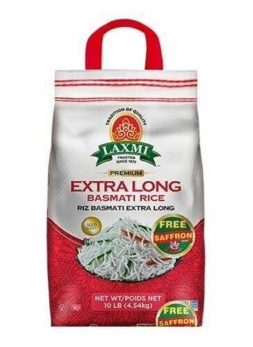 Rice - Laxmi Extra Long Basmati 10 LB