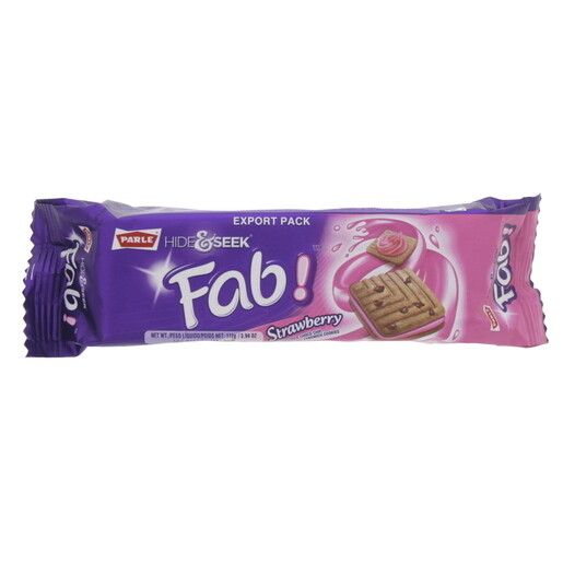 Cookie - Parle Hide &amp; Seek Fab! Strawberry (112g)