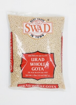 Urad Whole Gota White (Matpe Beans) SWAD (2 lbs)