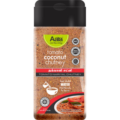 Tomato Coconut Chutney Powder (AARA) 7.85 Oz (200 GM)
