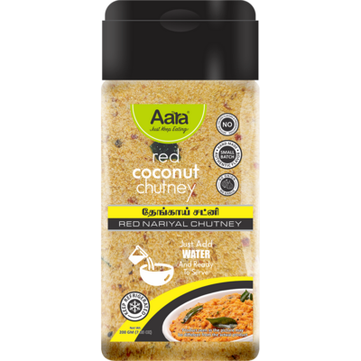Red Coconut Chutney Powder (AARA) 7.85 Oz (200 GM)