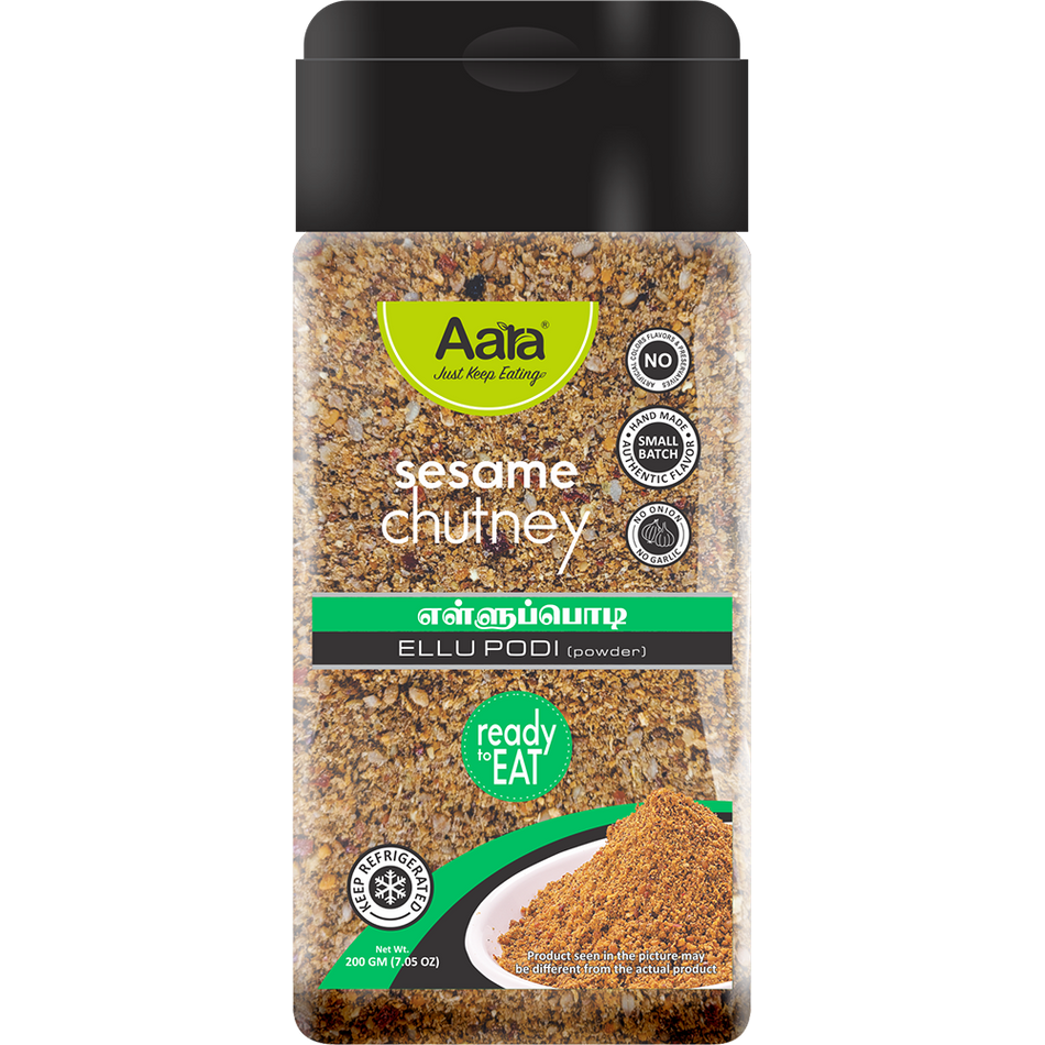 Sesame Chutney Powder (AARA) 7.85 Oz (200 GM)