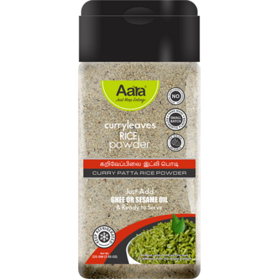 Curry Leaves Rice Powder (AARA) 7.85 Oz (200 GM)