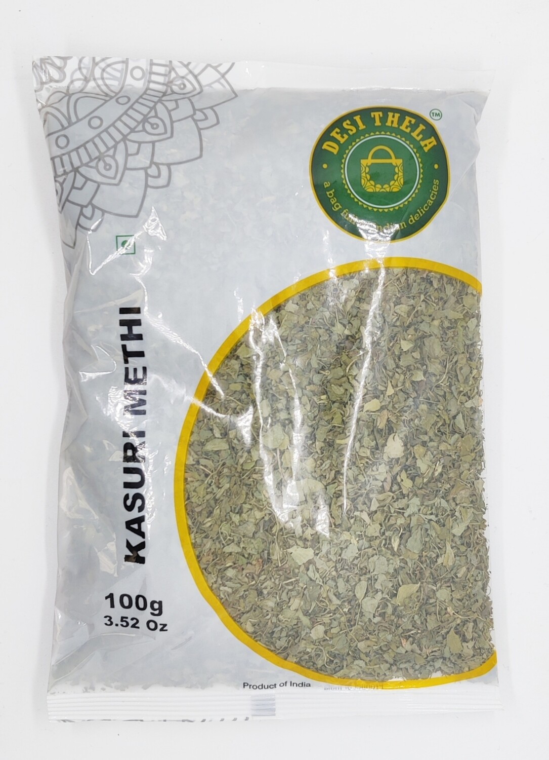 Kasuri Methi / Kasoori Methi (Desi Thela) 100 GM (3.52 OZ)