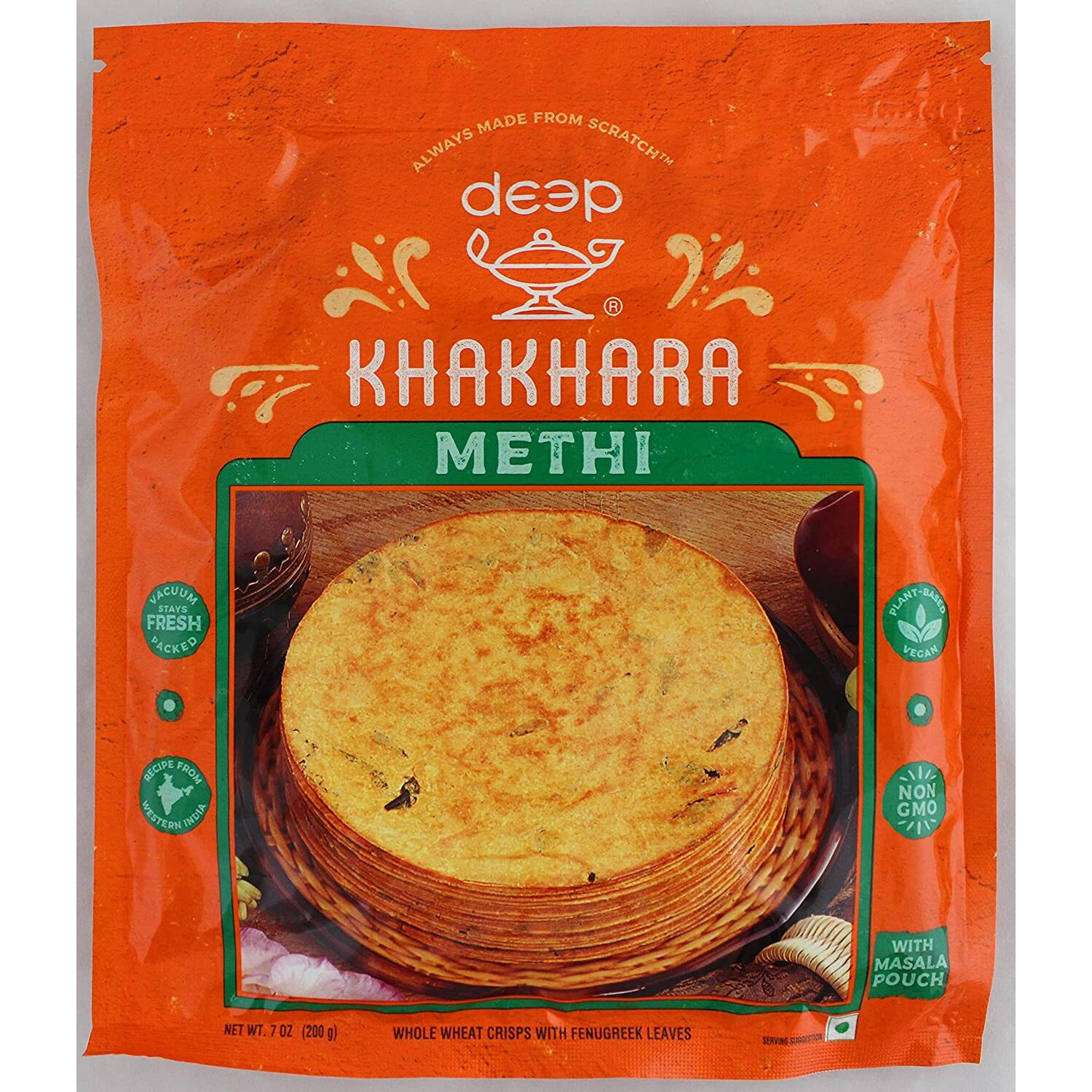 Methi Khakhara (DEEP) 7 Oz / 200 Gm