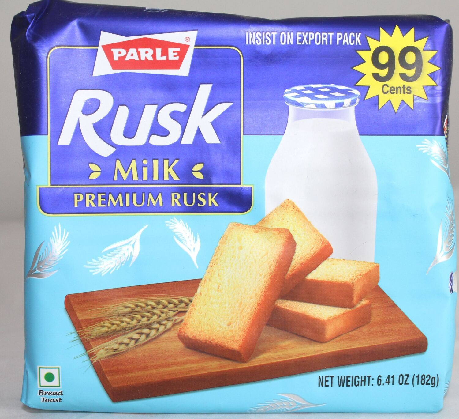 Tea Biscuit Milk Rusk (Parle) 182 GM