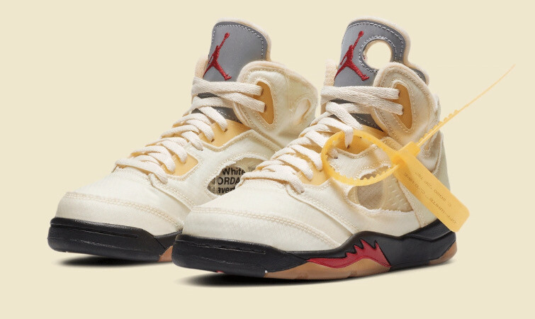 AIR JORDAN 5 OFF WHITE SAIL