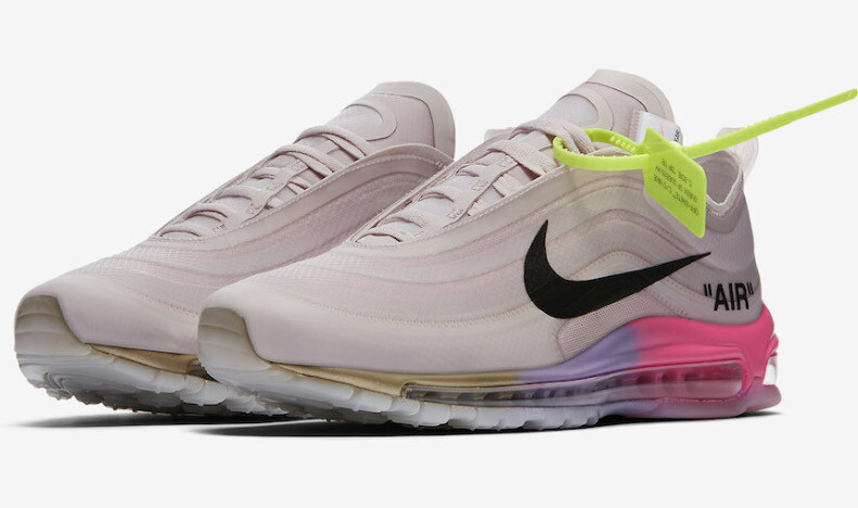 OFF WHITE NIKE AIR MAX 97 ROSE