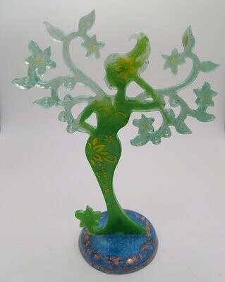 Resin Tree Maiden Earring Stand