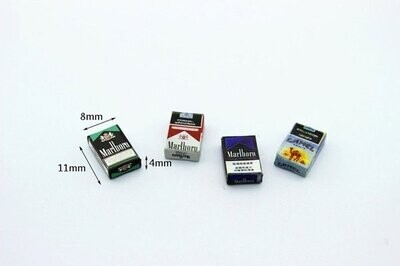 Pack of Dollhouse Miniature Cigarettes