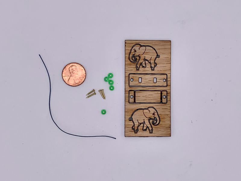 ELEPHANT PULL TOY KIT 1:12