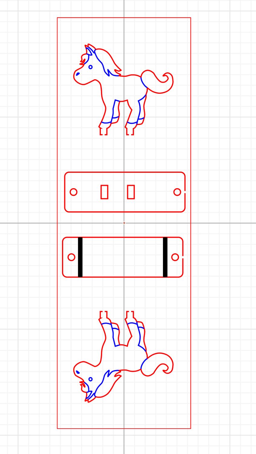 HORSE PULL TOY KIT 1:12