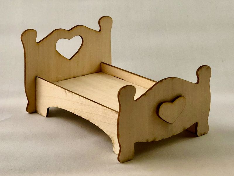 LASER CUT HEART BED KIT