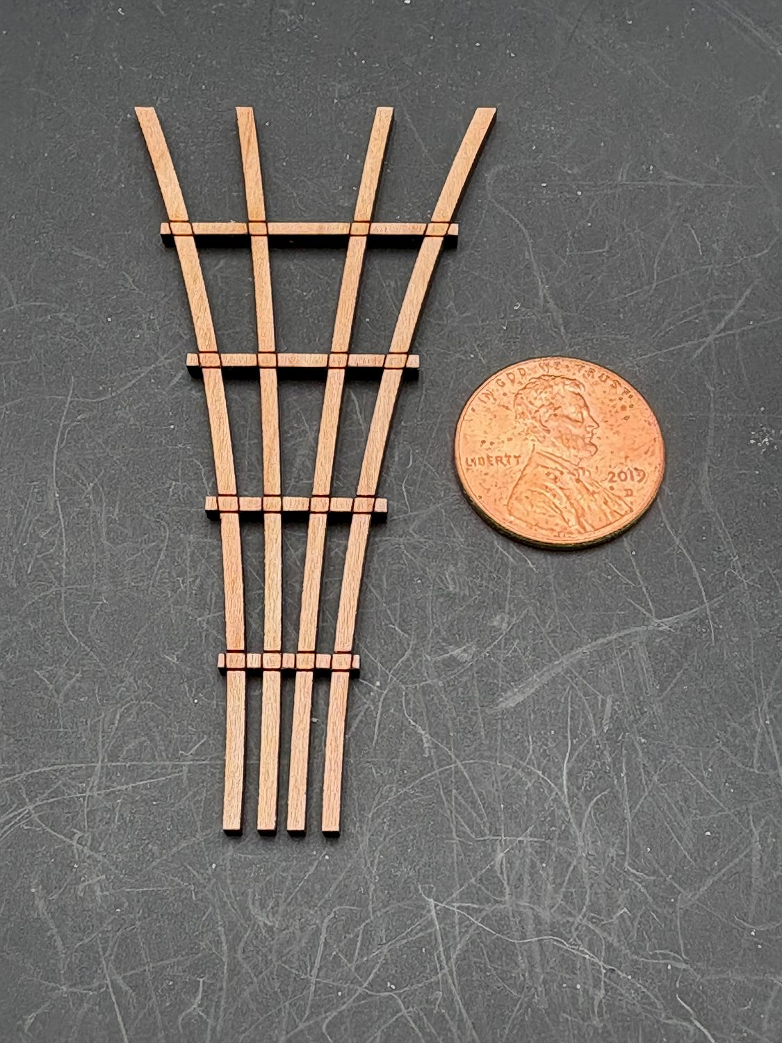 Traditional Dollhouse Miniature Trellis - Half Scale