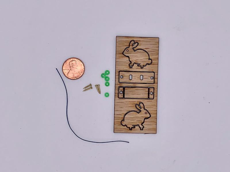 BUNNY PULL TOY KIT 1:12