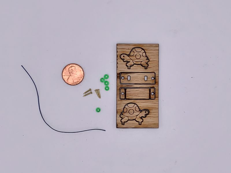 TURTLE PULL TOY KIT 1:12