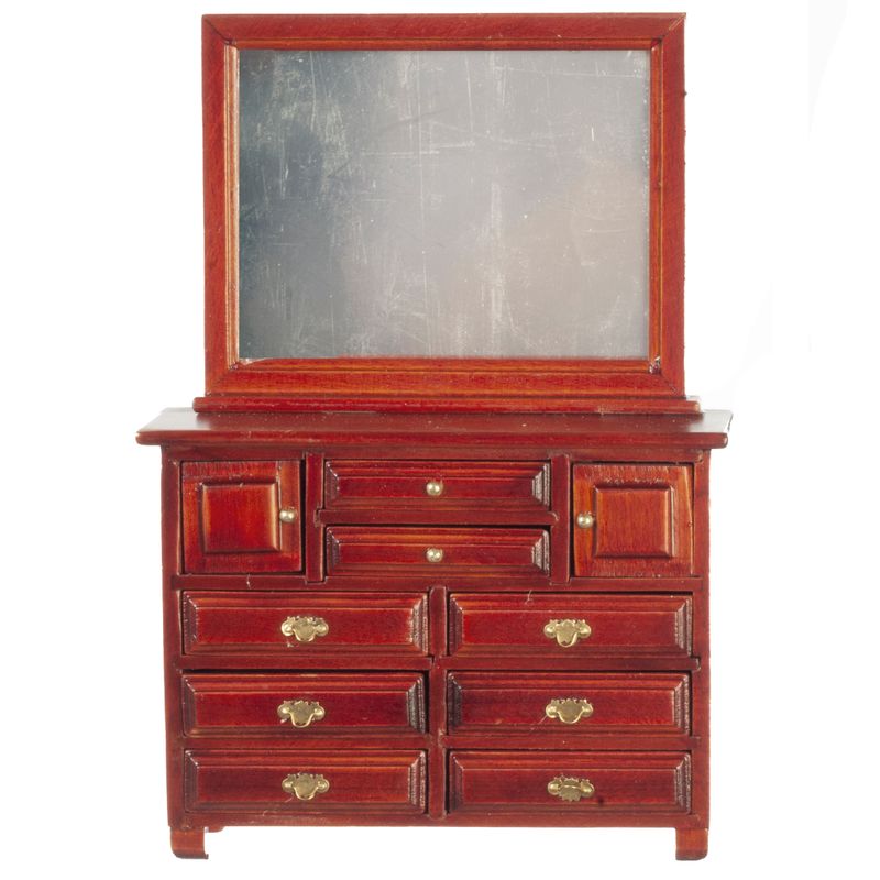 Mahogany Dresser w Mirror