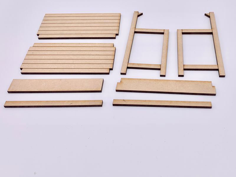 DOLLHOUSE MINIATURE WORKBENCH / TOOL BENCH Kit 2