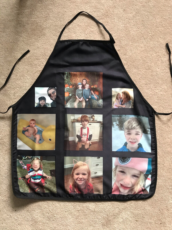 9 Panel Personalized Photo Apron