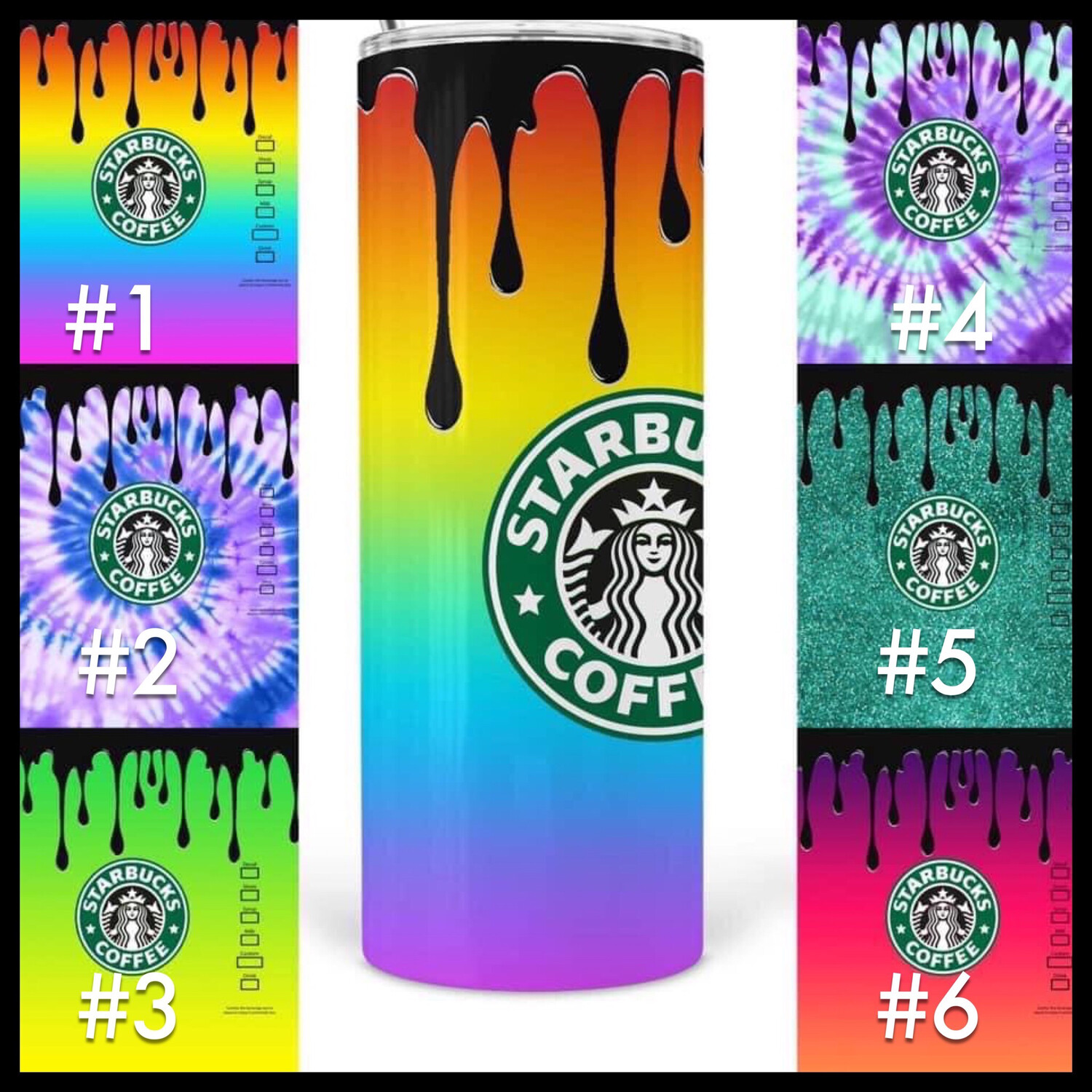 Starbucks Theme 20oz Skinny