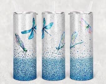 Dragonfly 20oz Skinny Tumbler