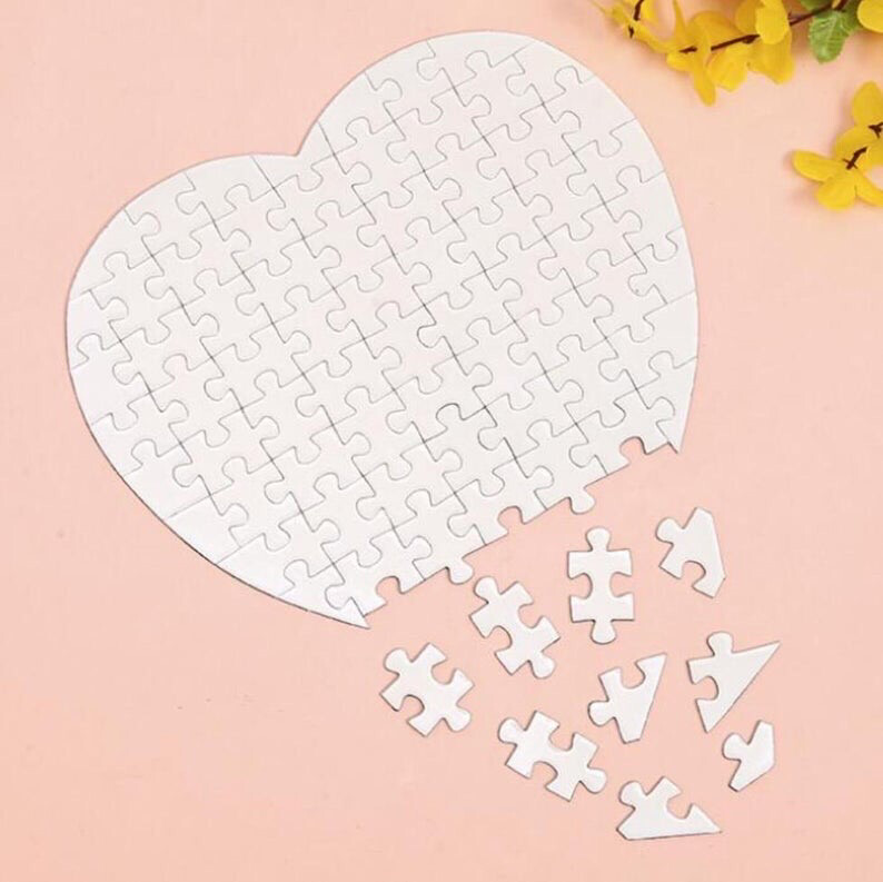 76 Piece Heart Puzzle