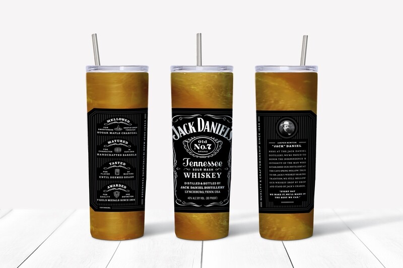 Jack Daniels 20oz Skinny Tumbler