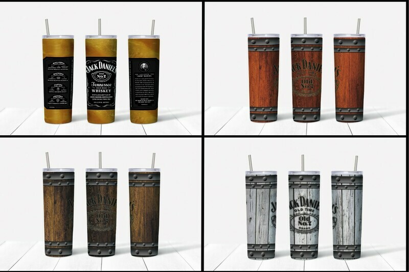 Jack Daniels 20oz Skinny Tumbler