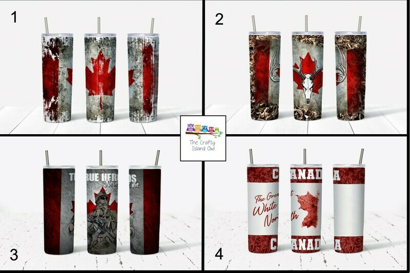 Canada Pride 20oz Skinny Tumbler