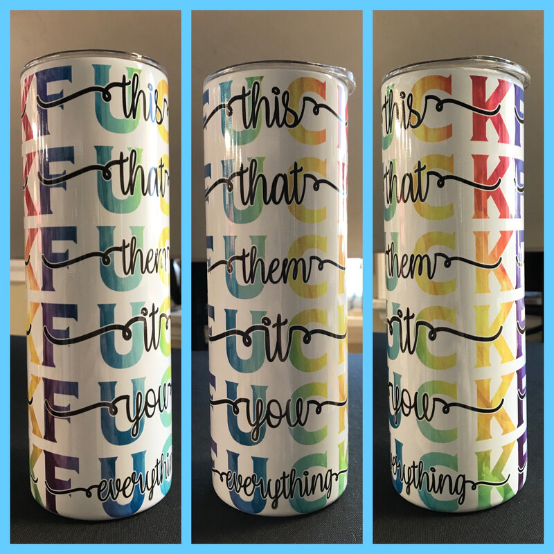 F*CK 20oz Stainless Steel Tumbler