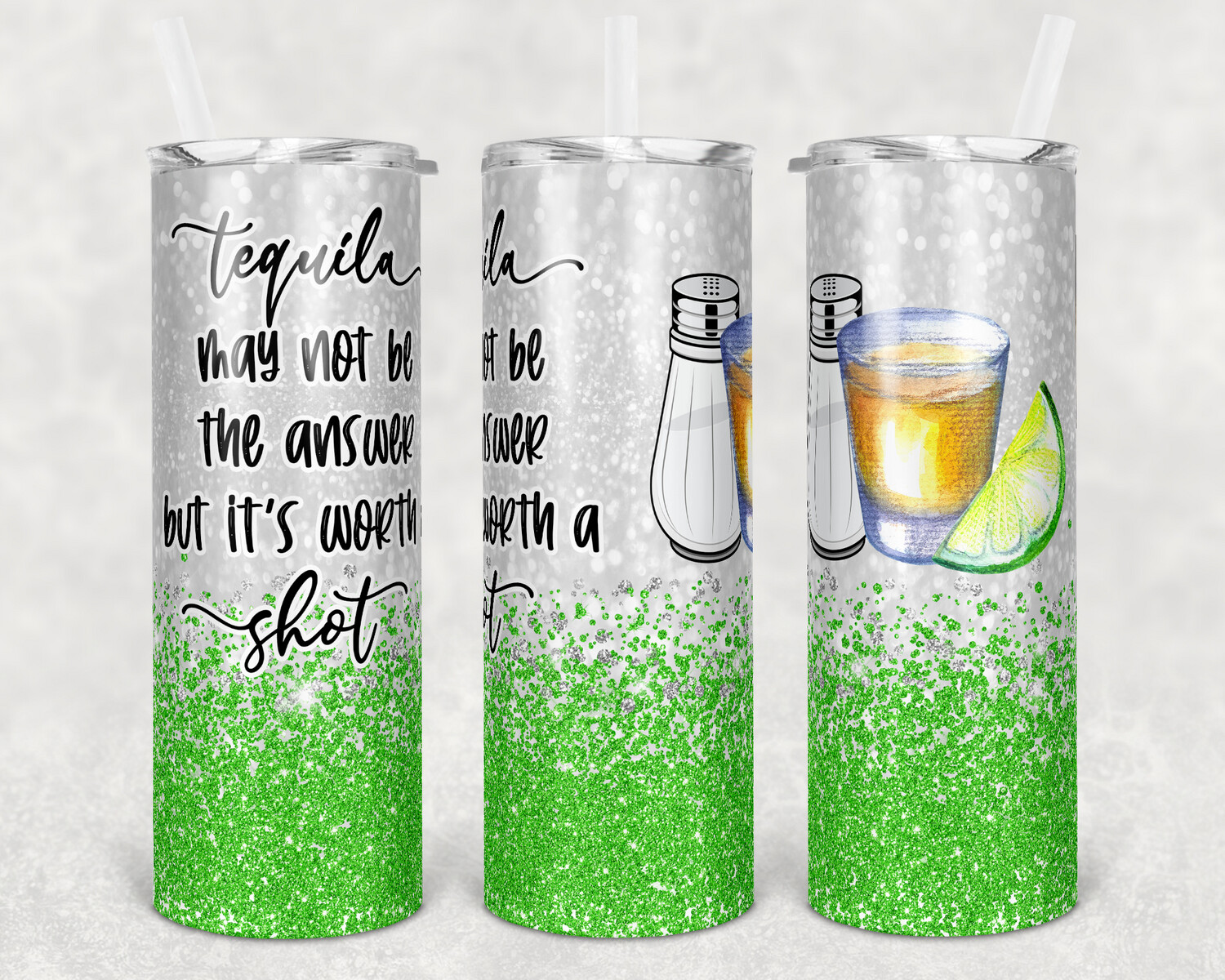 Tequila Worth the Shot 20oz Stainless Steel Tumbler