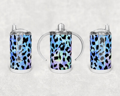 12oz Stainless Steel Kids Sippy Cup
- Leopard Design