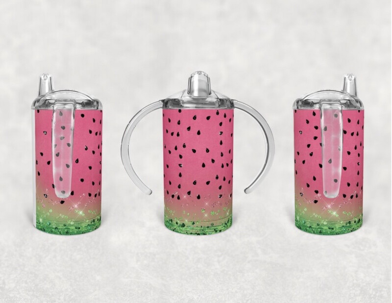 12oz Stainless Steel Kids Sippy Cup - Watermelon