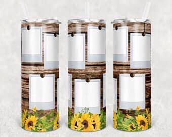 Rustic Wood Sunflower (7) Photo