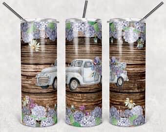Floral Farmhouse Truck