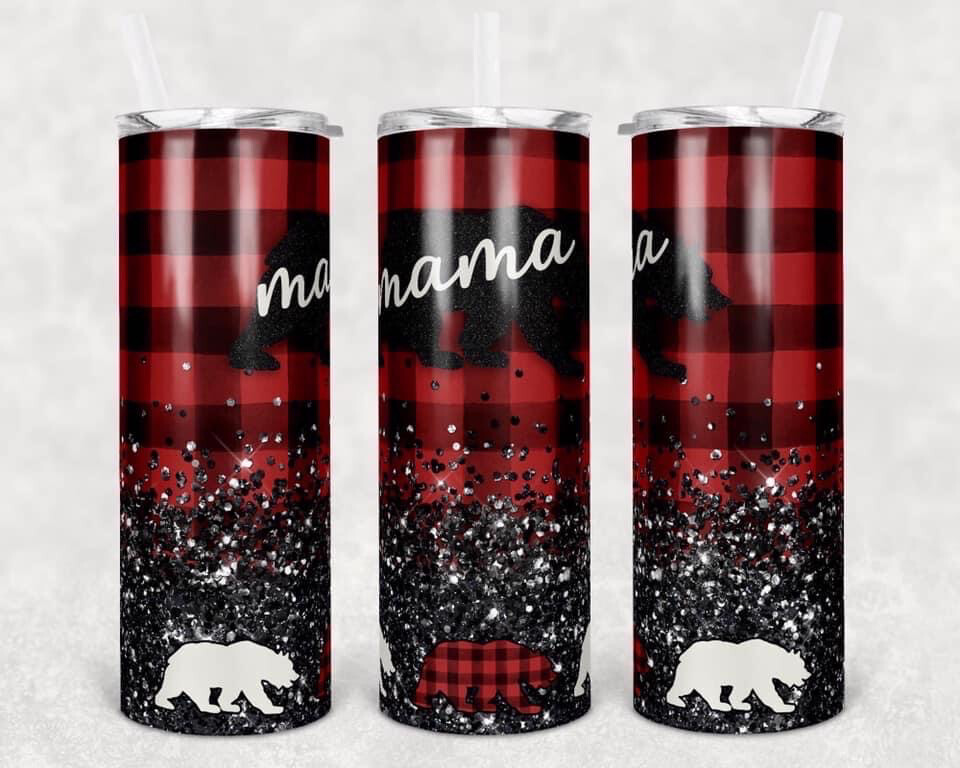 Mama &amp; Bears Buffalo Plaid