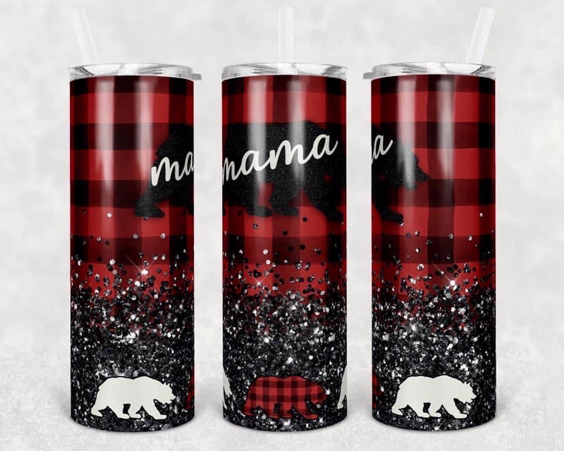 Mama &amp; Bears Buffalo Plaid
